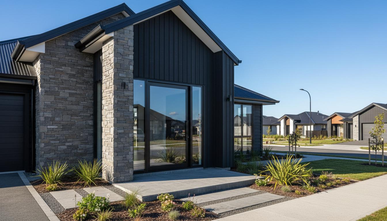 New home in a Canterbury residential area